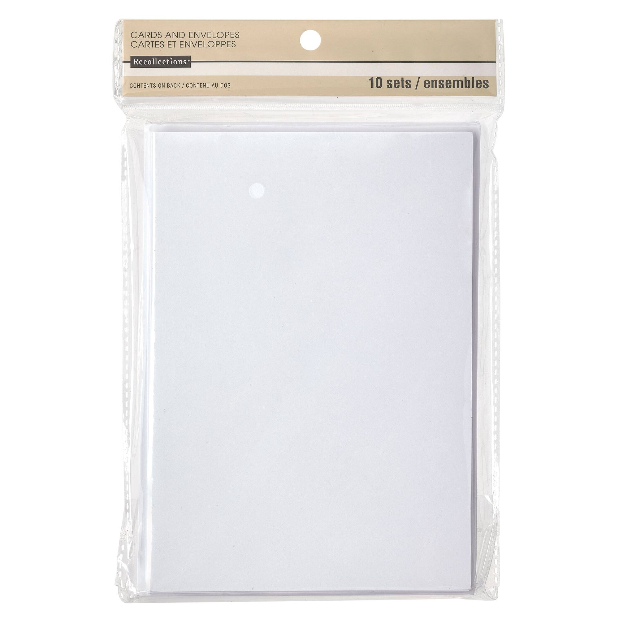 Cards & Envelopes by Recollections™, 5" x 7"
